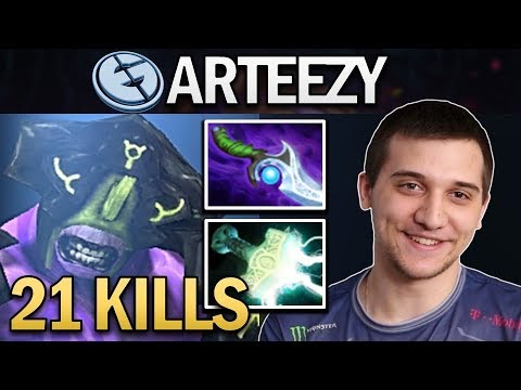 EG.ARTEEZY FACELESS VOID WITH 21 KILLS - DOTA 2 GAMEPLAY