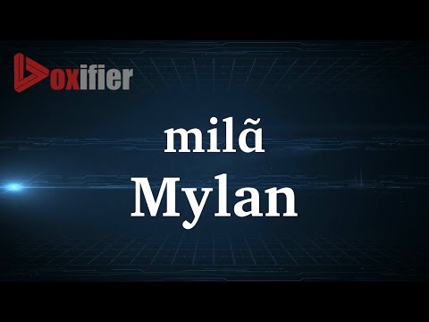 How to Pronunce Mylan in French - Voxifier.com