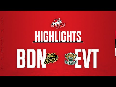 Brandon Wheat Kings at Everett Silvertips 10/20 | WHL Highlights 2023-24