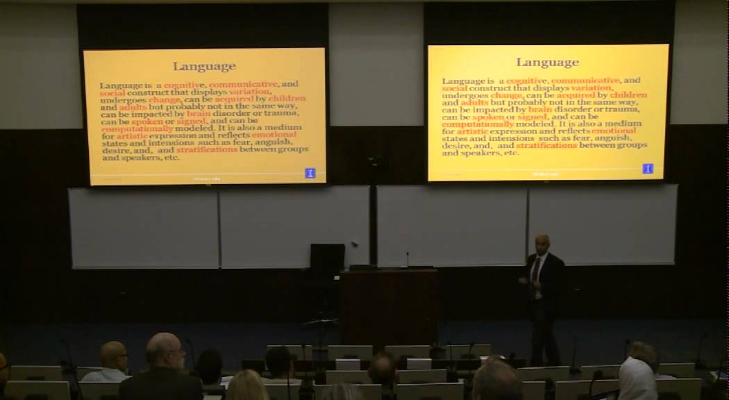 Arabic Maintenance & Loss in the Diaspora by Dr. Abbas Benmamoun