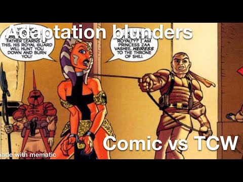 Adaptation blunders: Slaves or the Republic (Comic vs TCW)
