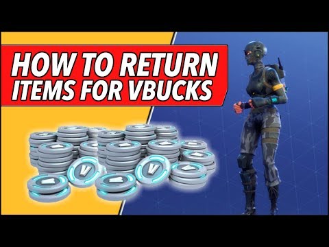 New How To Refund Skins And Cosmetics For Vbucks In Fortnite - 