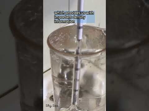 Quick Tutorial: How to Read Density use Hydrometer - Can You Guess the Density?"
