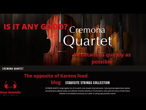 NO BULLCRAP REVIEW 1: Cremona Quartet