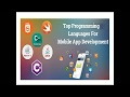 Top Programming Languages For Mobile App