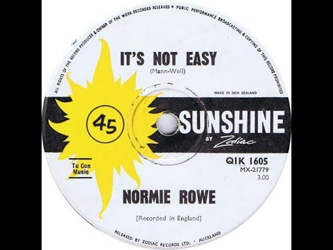 Normie Rowe   It's Not Easy (45 RPM Vinyl)