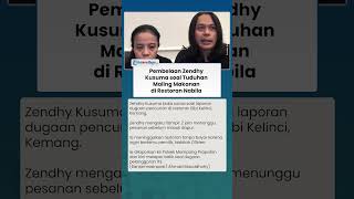Pembelaan Zendhy Kusuma Dituduh Curi Makanan di Restoran Nabila, Sebut Rekaman CCTV Tak Utuh
