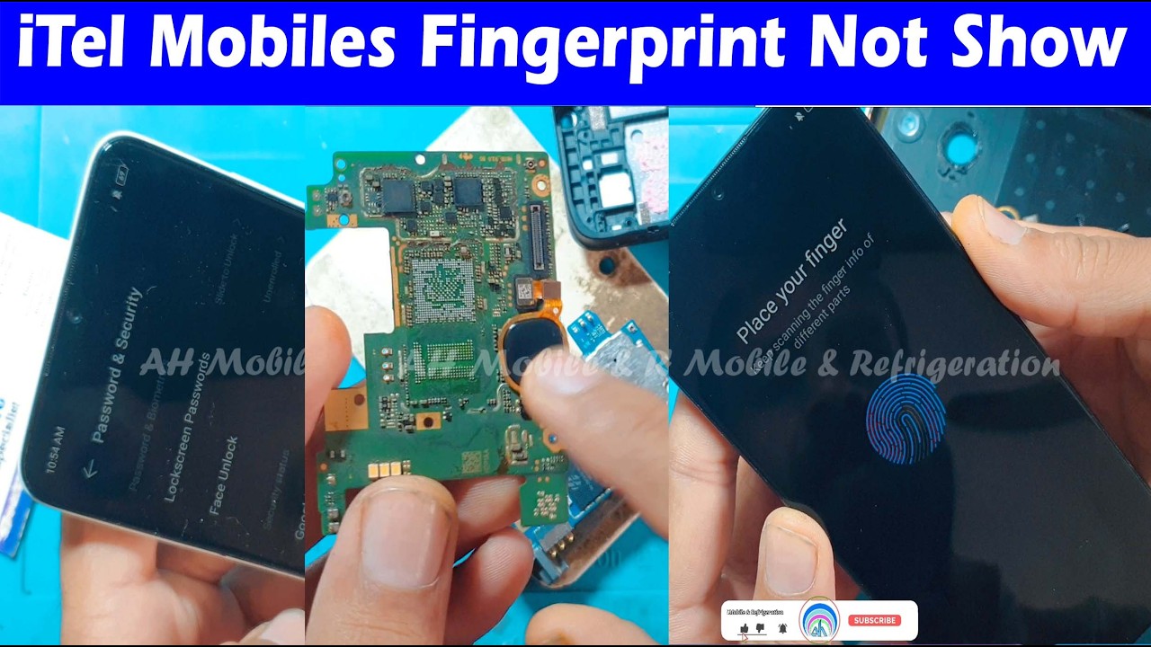 iTel A50c A06 A669L A669W Fingerprint Hardware Not Available, Not Showing on Settings