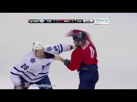 Colton Orr vs John Erskine Jan 10, 2014