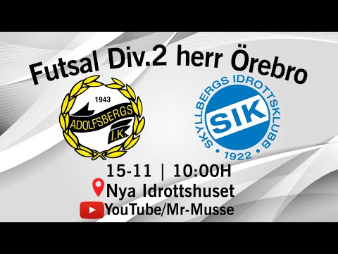 Adolfsbergs IK & Skyllbergs IK | Futsal Div.2 Herr | Sverige, Örebro | 2025-11-15 | 0-1
