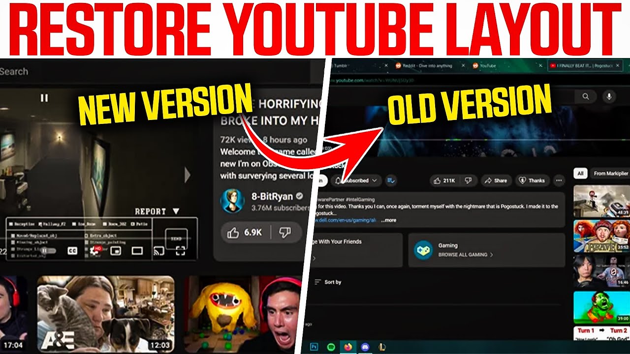 How to Change YouTube Layout Back to Normal 2025 UPDATE