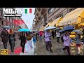 4K Walking Tour Milan Italy In The Rain November 2025 Realistic City Ambience