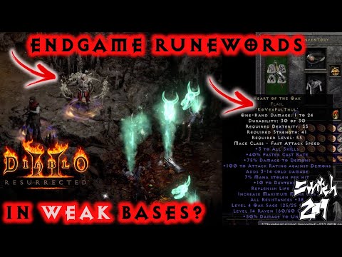 Why Endgame Runewords Are Used In Weak/Low Tier Bases - Diablo 2 Resurrected