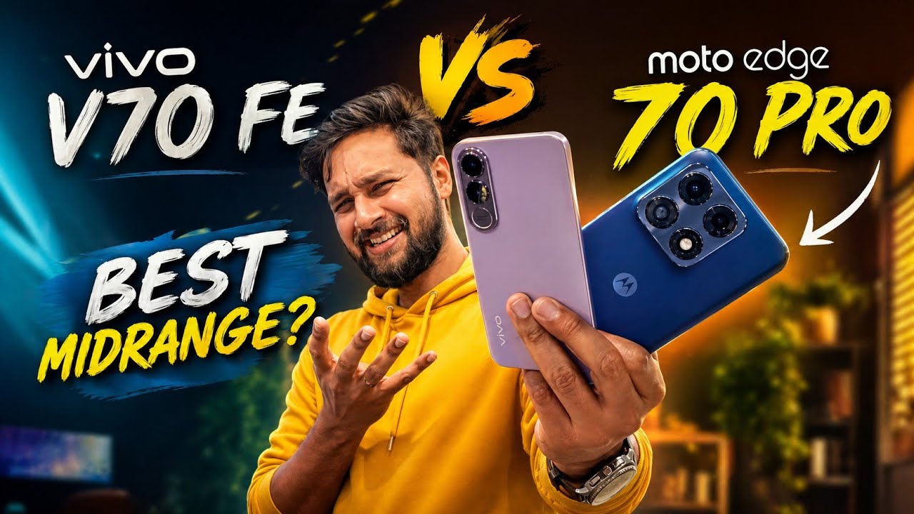 Motorola Edge 70 Pro vs Vivo V70 FE ! എതാണ് Best Phone Under ₹40,000! ? ⚔️