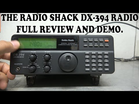 The Radio Shack DX 394 Shortwave Receiver Part 2: An In-depth look, Plus Scanning The Sky!