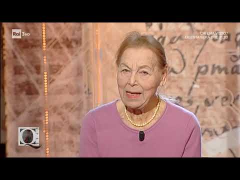 27 gennaio 2021, rai "Quante storie" -  Edith Bruck parla di Giorgio Perlasca