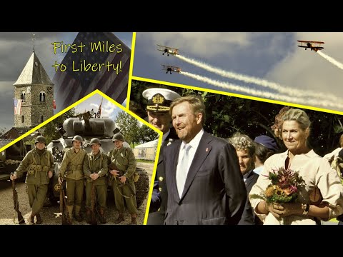 WW2 Reenactment with the KING and QUEEN! - Liberty Maastricht - Mesch The First Dutch Town Liberated