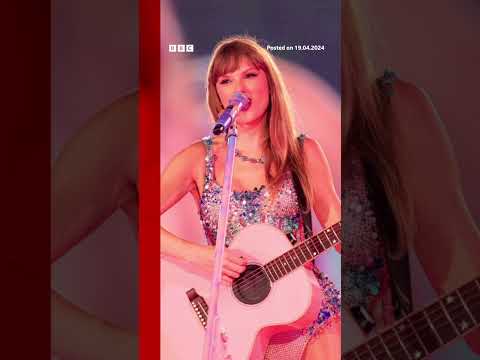 Taylor Swift releases surprise double album. #Shorts #TaylorSwift #BBCNews