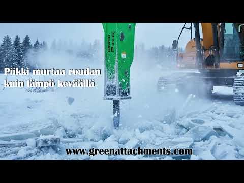 Piikki Routavasara- voimaa pakkasen keskelle #hydraulivasara #routa