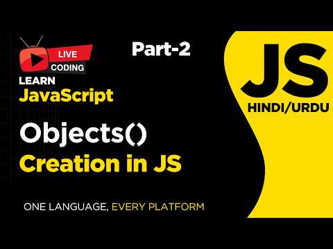 How To Create Objects In Javascript Javascript Object Functions Hindiurdu Tutorial