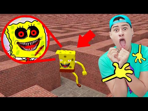 Se você ver o BOB ESPONJA em um LABIRINTO CORRA RÁPIDO (Deu ruim!!)