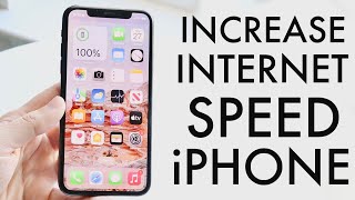 How To Increase Internet Speed On iPhone!