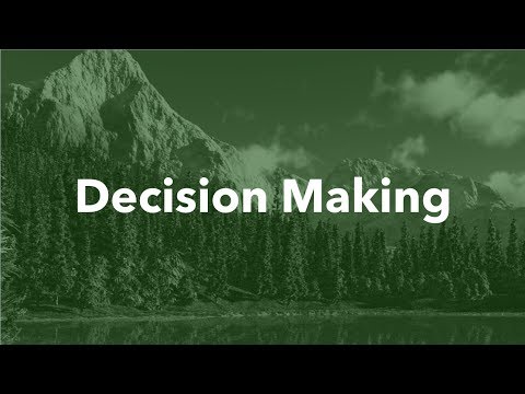 Leadership Development Week 6 - DECISION MAKING