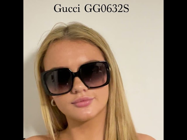 Vídeo relacionado con GUCCI Unisex adulto GG0632S-001 56 Sunglass WOMAN INJECTION Gafas, (Mehrfarbig), 0
