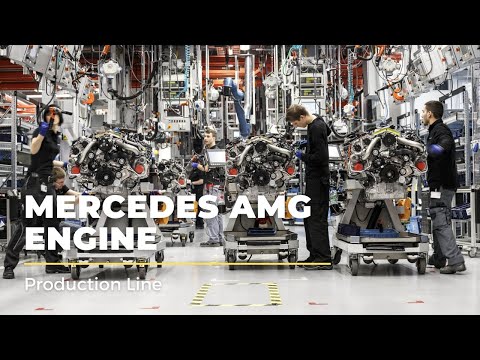 Mercedes AMG Engine Production Line | Mercedes Plant | How Car Engine Is Made