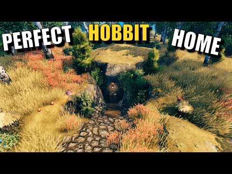 The Coziest Hobbit Build in Valheim - 20 Hour Project