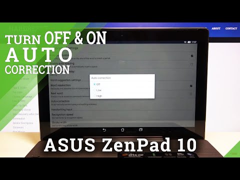 How to Activate Auto-Correction on ASUS ZenPad 10 – Keyboard Settings