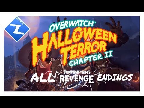 Overwatch Halloween Terror Chapter 2 - All Junkenstein's Revenge Endings | zSTALKn Gaming