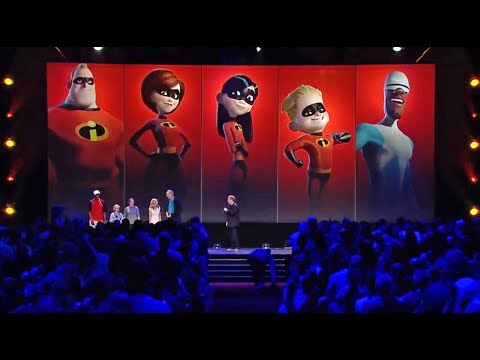 "The Incredibles 2" cast assembled at D23 Expo 2017
