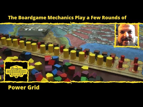 The Boardgame Mechanics Play a Few Rounds of Power Grid