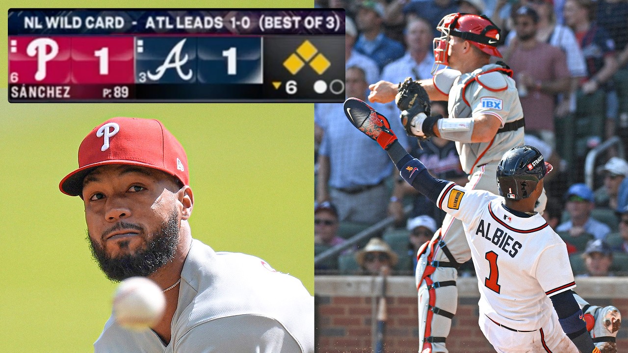 FULL INNING: The Braves had the bases loaded vs. the Phillies with the chance to take the lead! 👀