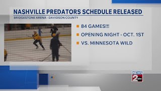 Nashville Predators’ 2026-2027 schedule released