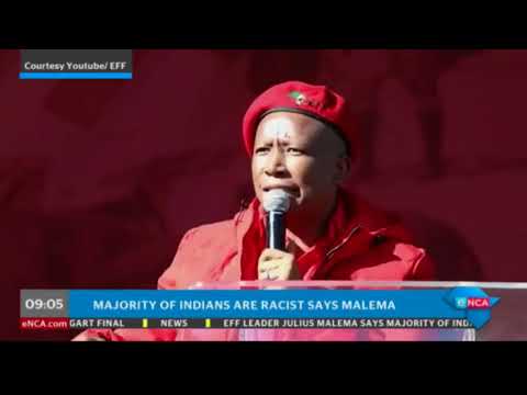 Social media reacts to Malema comments on Indians