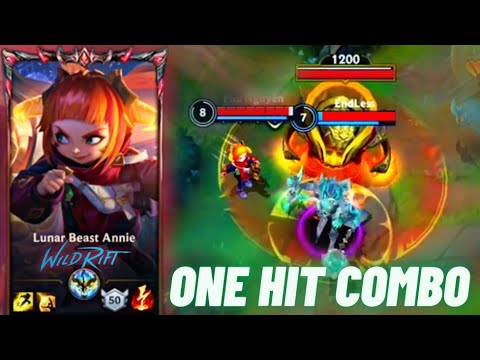 GRANDMASTER LEVEL ANNIE INSANE ONE HIT COMBO OP BUILD WILD RIFT