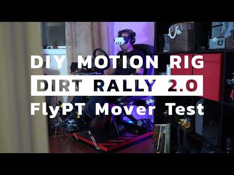 Dirt Rally 2.0 VR on a $500 DIY Motion Platform with Haptic Feedback - 100% immersion!