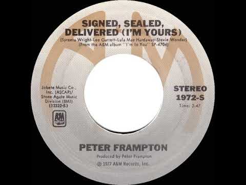 1977 HITS ARCHIVE: Signed, Sealed, Delivered (I’m Yours) - Peter Frampton (stereo 45)