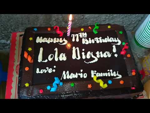 My Favorite Lola Digna Birthday