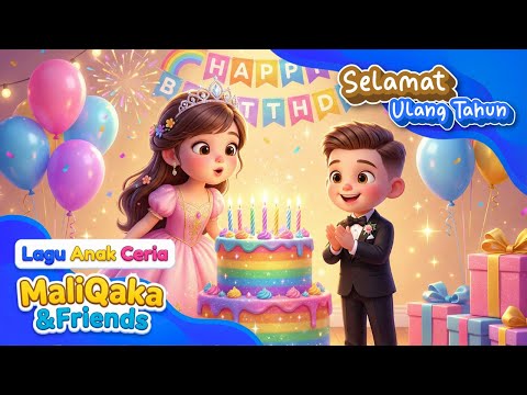 Selamat Ulang Tahun | Tiup Lilinnya | Potong Kuenya | Lagu anak Indonesia populer