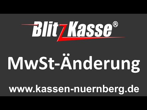 Mwst Senkung. Wie man in Blitzkasse Restaurant und Handel ab 01.07 richtig MwSt einstellt.