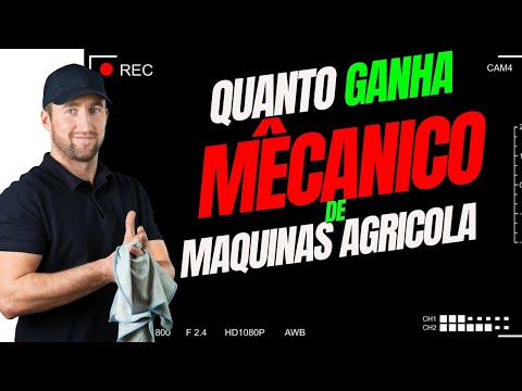 Quanto ganha um mecânico agricola Mecânica &amp; Operador Agrícola Profissional