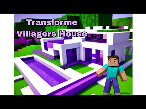 Insane Minecraft Transformation - Villager House Makeover