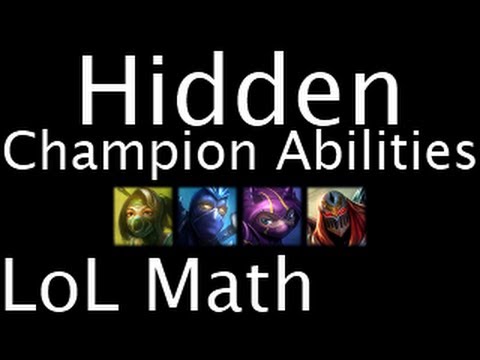 LoL Math - Hidden Champion Abilities