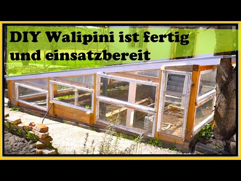 My finished earth greenhouse (Walipini) – DIY project complete!