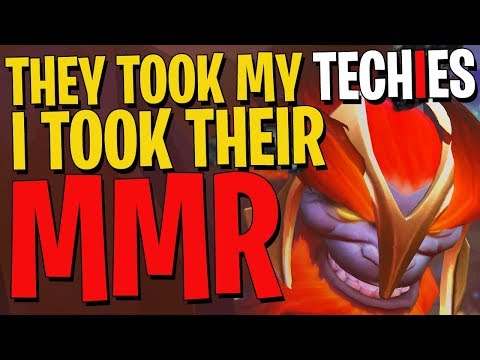 They Picked My Techies, I Took Their MMR - MARS DotA 2