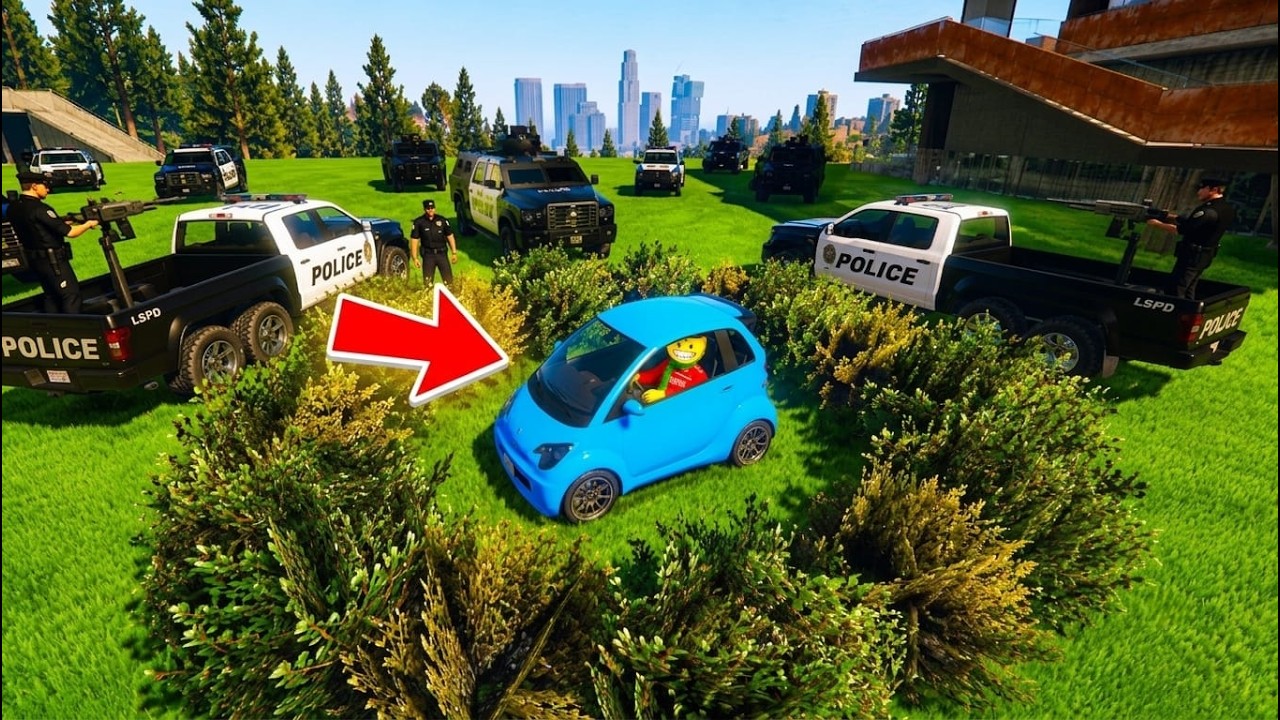 JUEGO al ESCONDITE con COCHES pero ESTOY EN EL PEOR SITIO!! - GTA 5 ONLINE