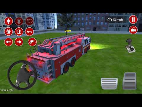 Real Fire Truck Driving Simulator 2021 - Fire Fighting#1 - Android Gameplay